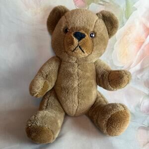 Vintage 80s Carousel By Guy Brown Jointed Teddy Bear Stuffed Animal